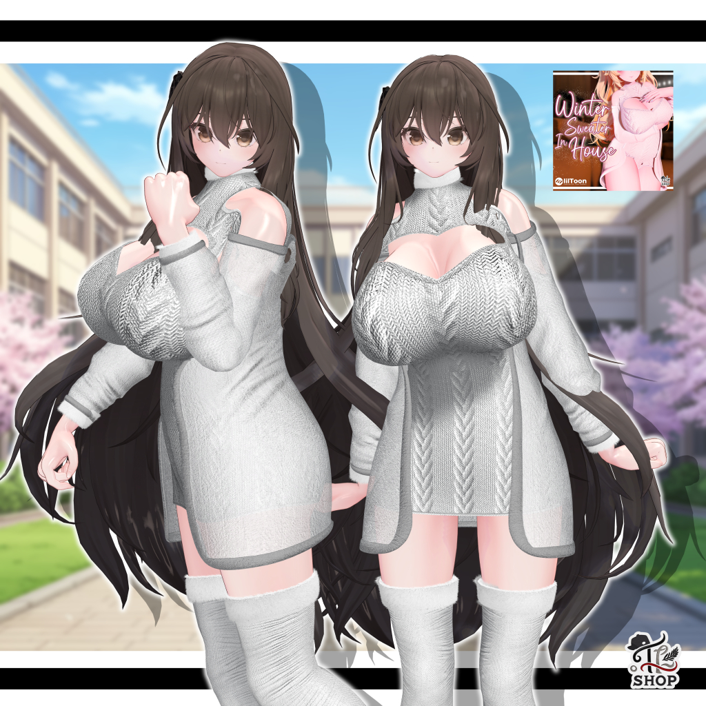 『Winter Sweater In House』 [For 22 Female Avatar]