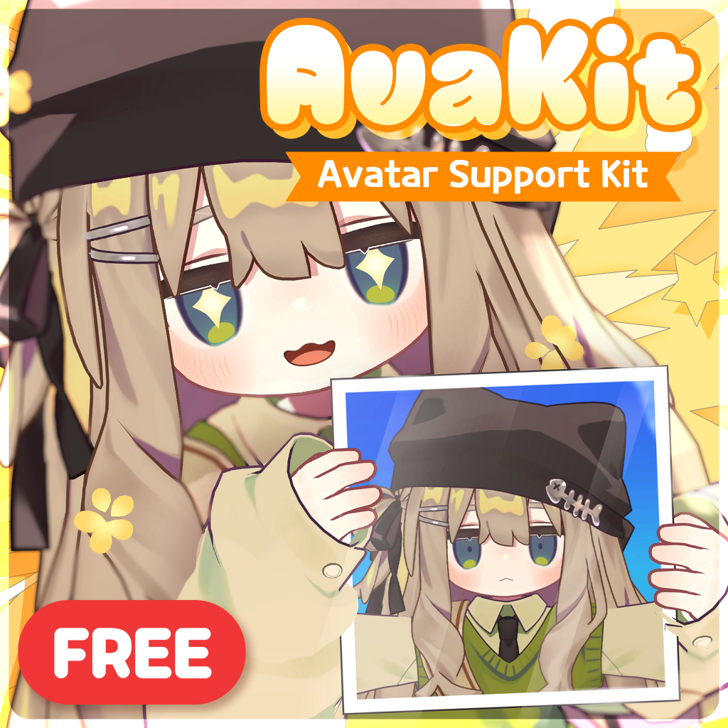 【FREE/無料】✨AvaKit✨ Avatar Profile & Label【99 Avatars】#PITShop3D