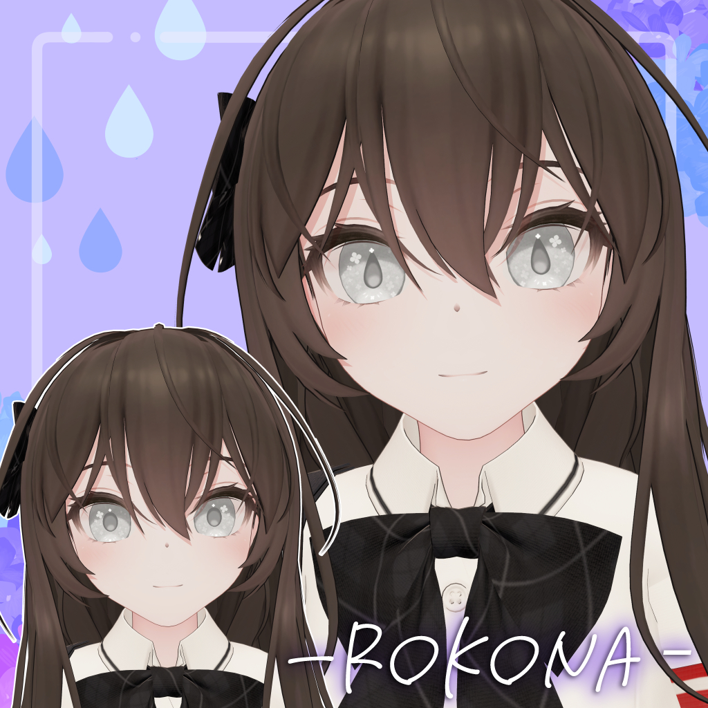 【27アバター対応】しずくあじさい アイテクスチャ